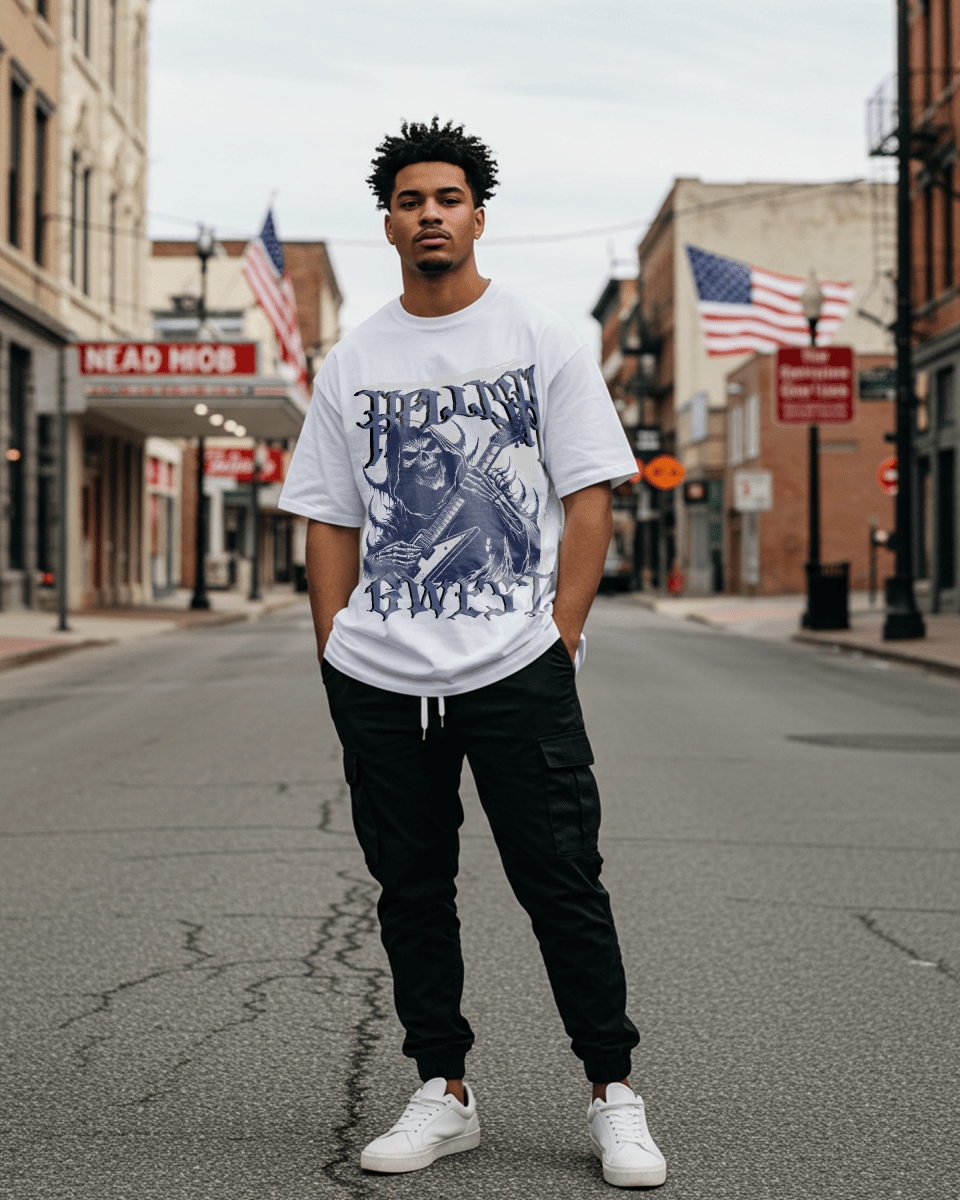 Hellish Chords Oversized T-Shirt - G West