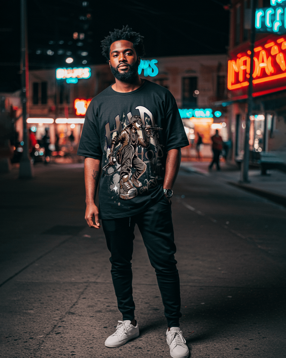 Hip Hop Music Oversized T-Shirt - G West