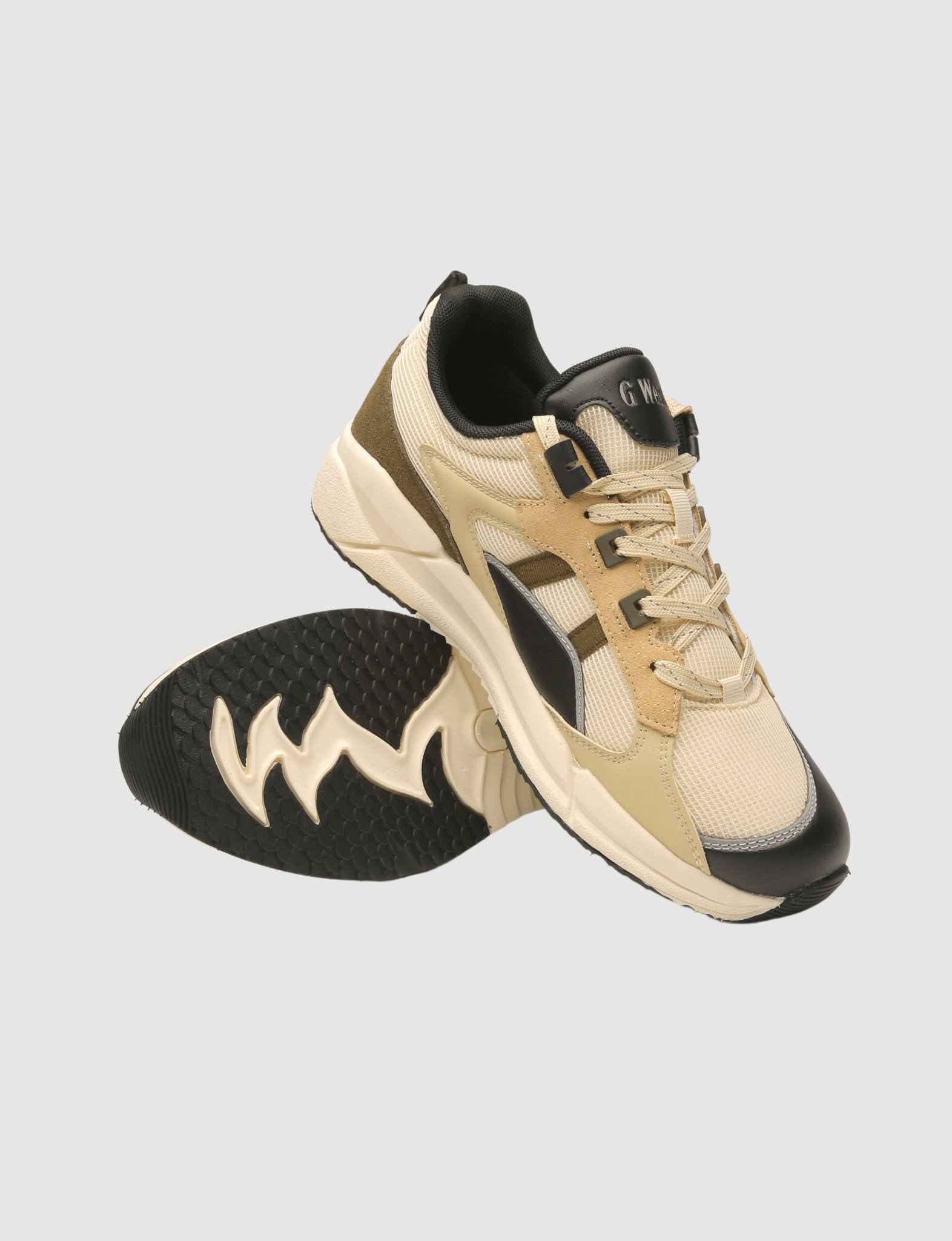 G WEST MENS RUNNING SHOES - GWM20009/BEIGE - G West