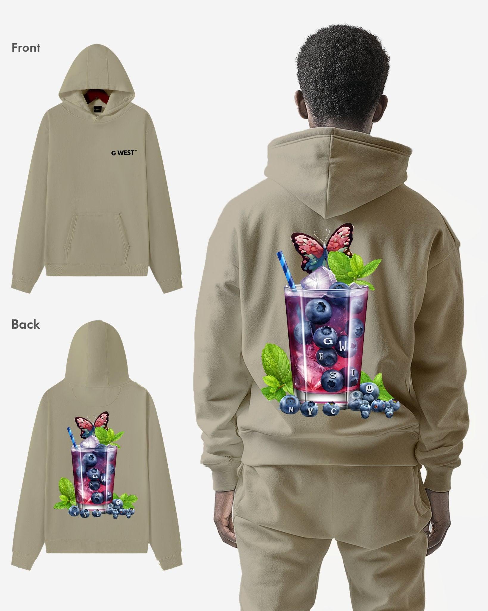 G WEST BLUEBERRY MOHITO HEAVY PREMIUM HOODIE - G West