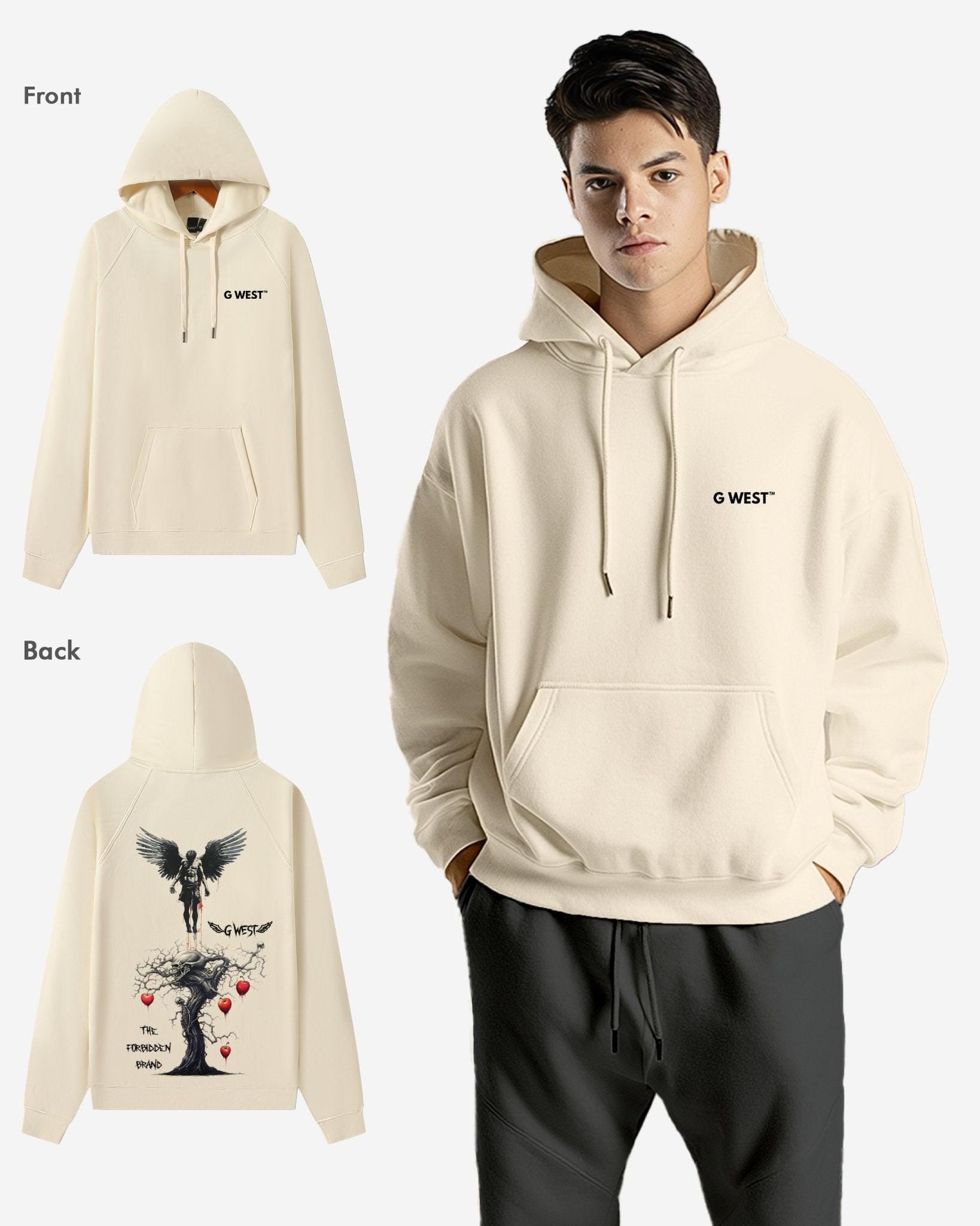 G WEST FORBIDDEN BRAND HEAVY PREMIUM OVERSIZE HOODIE - G West