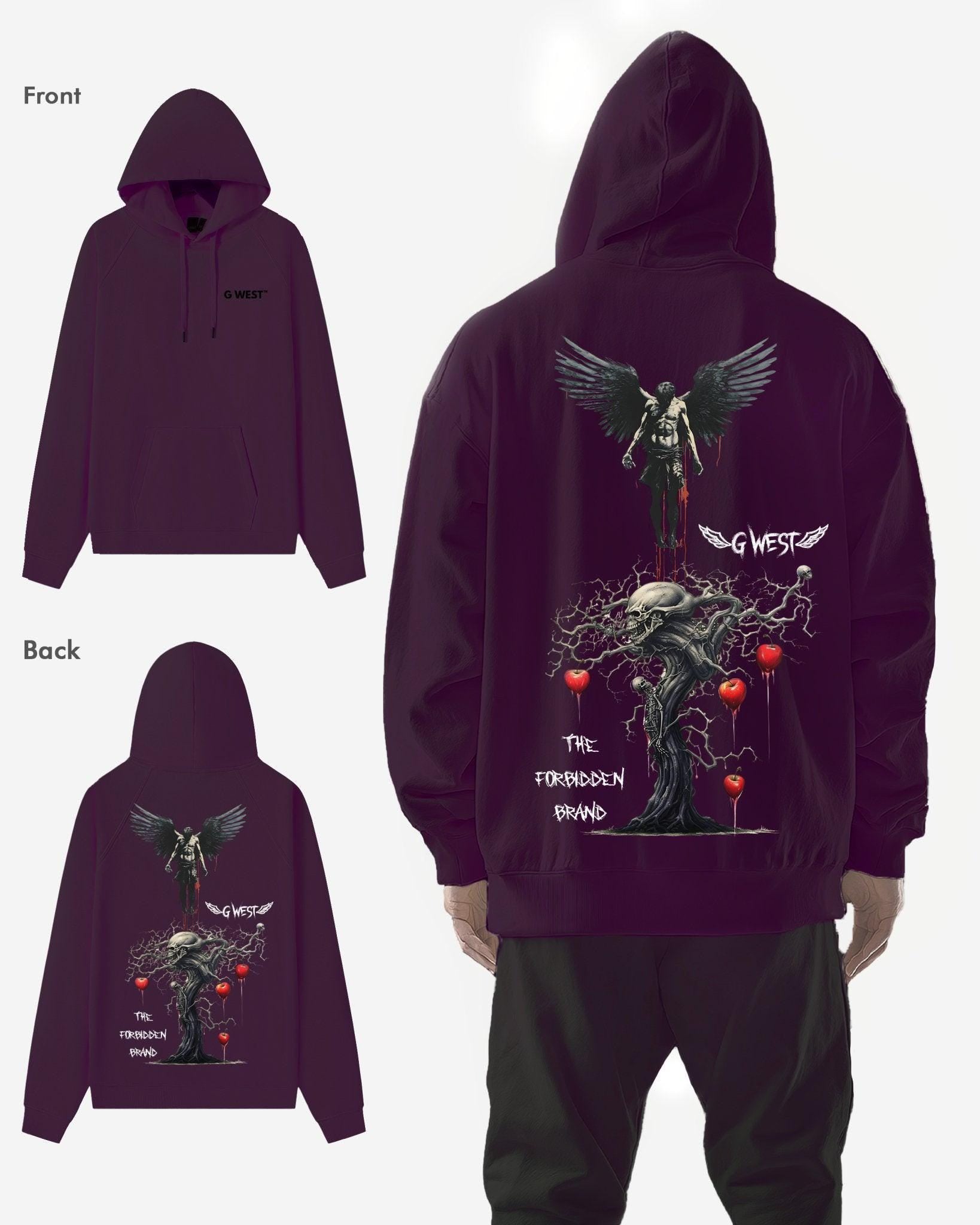 G WEST FORBIDDEN BRAND HEAVY PREMIUM OVERSIZE HOODIE - G West