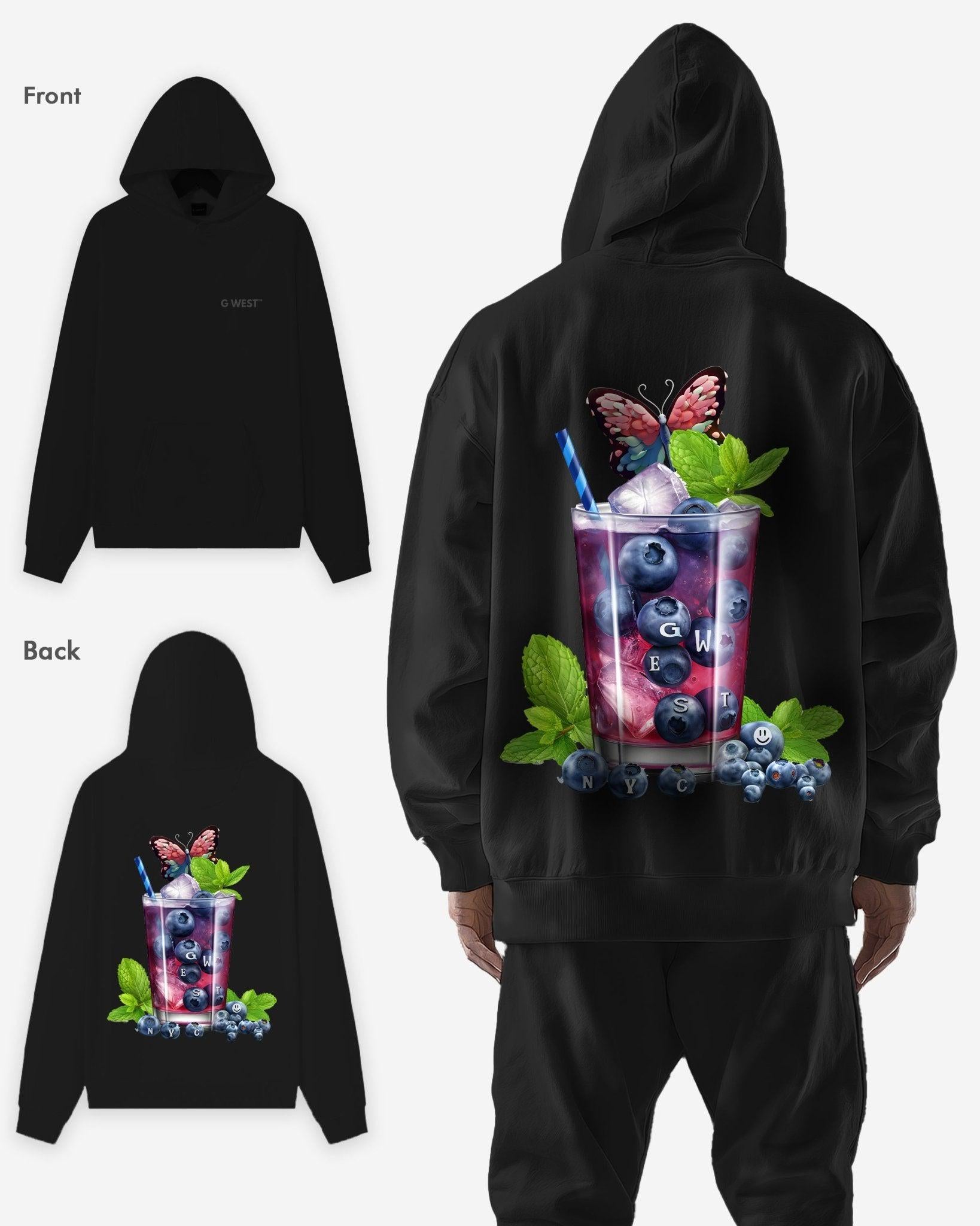 G WEST BLUEBERRY MOHITO HEAVY PREMIUM HOODIE - G West