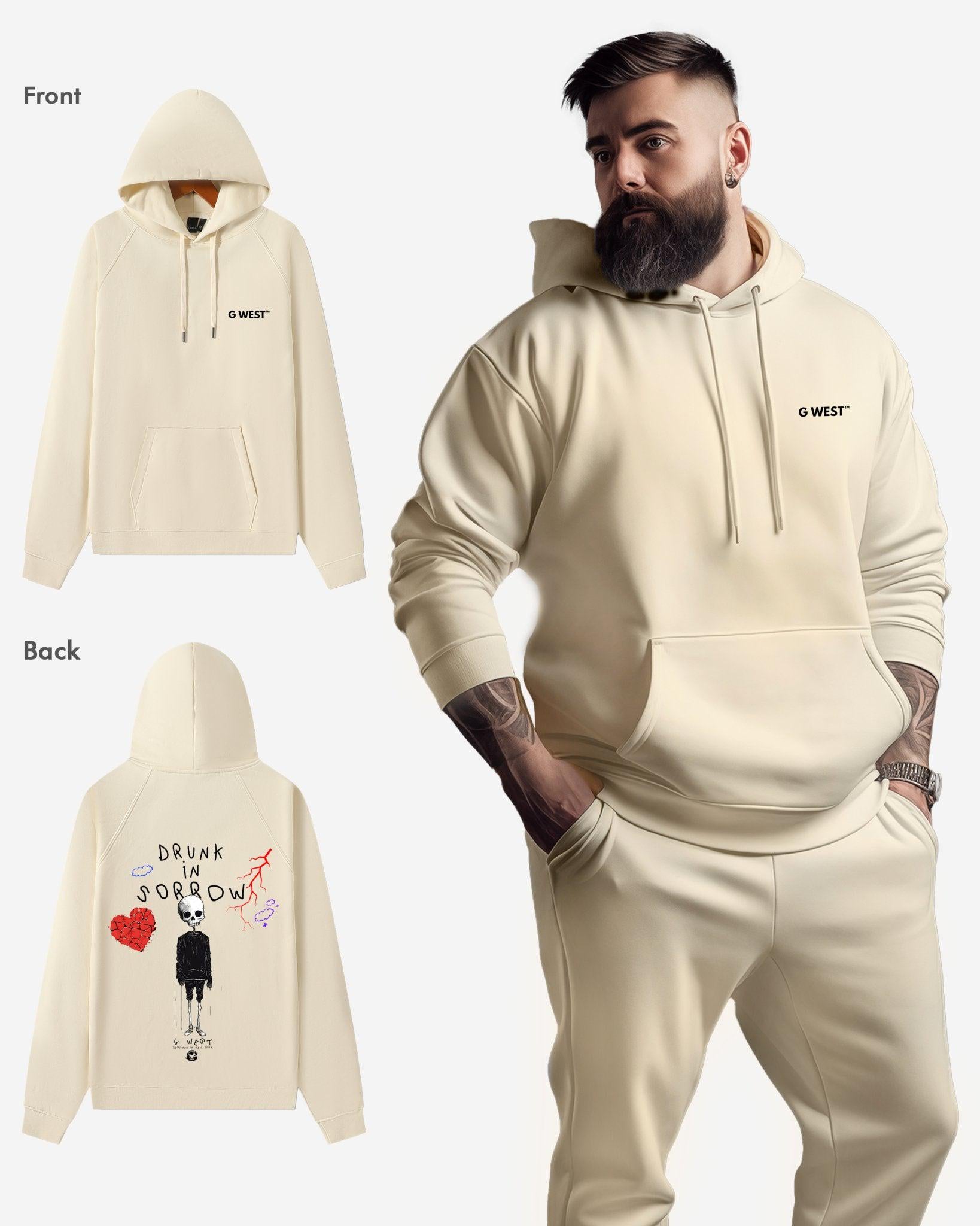 G WEST DRUNK IN SORROW HEAVY PREMIUM OVERSIZE HOODIE - G West