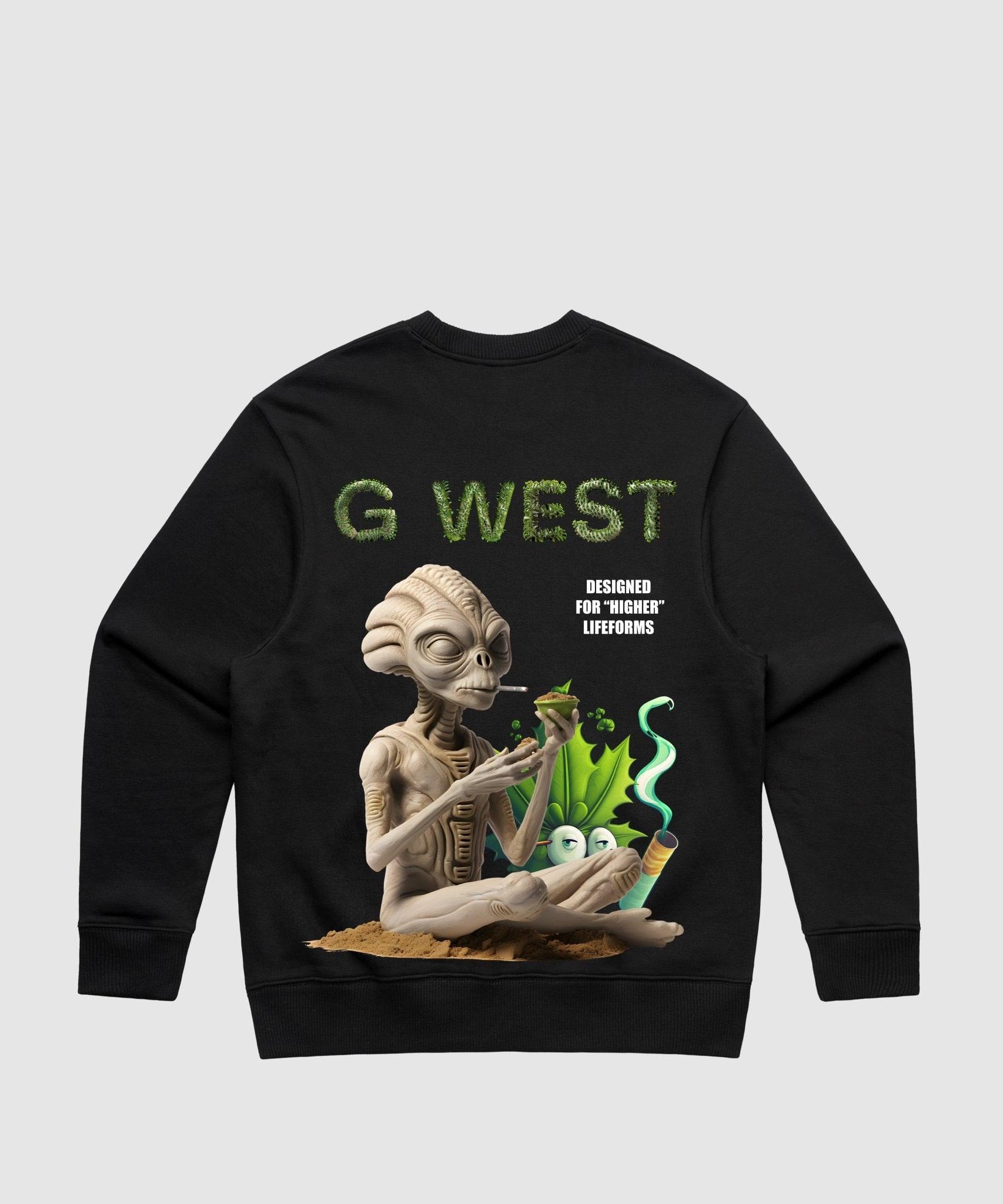 G WEST HIGHER LIFEFROM HEAVY PREMIUM CREWNECK - 6 COLORS - G West