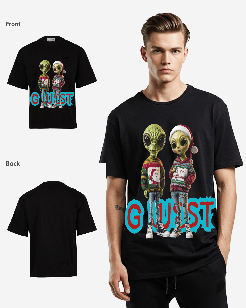 Interstellar Christmas Oversized Tshirt - G West