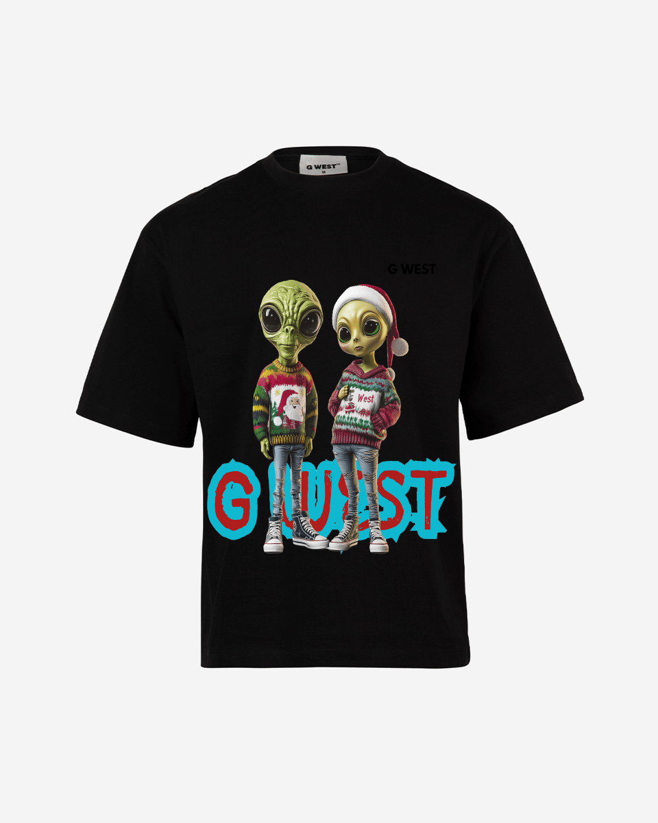 Interstellar Christmas Oversized Tshirt - G West