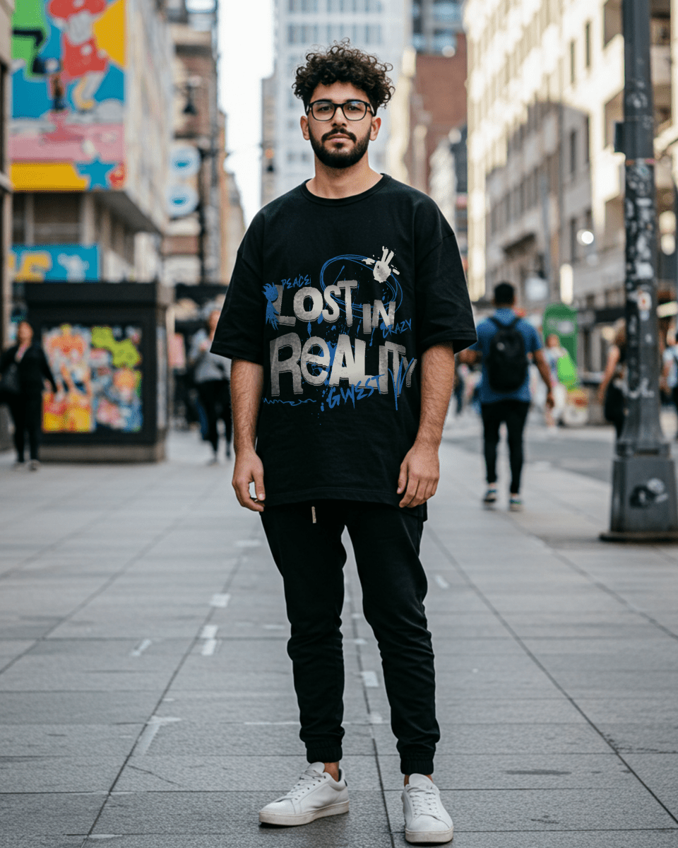Lost In Reality Oversized T-Shirt - G West
