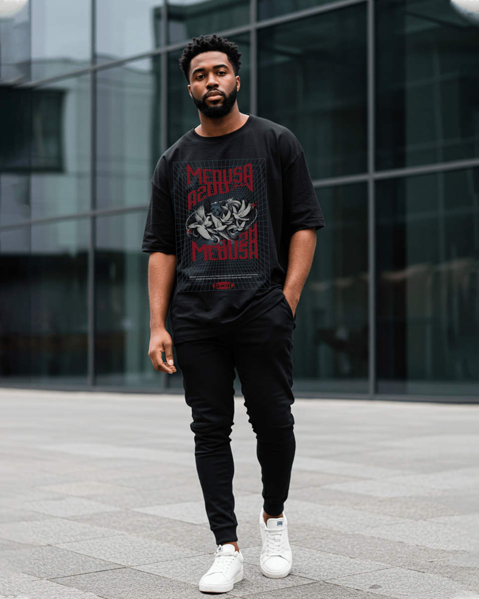 Medusa Oversized T-Shirt - G West