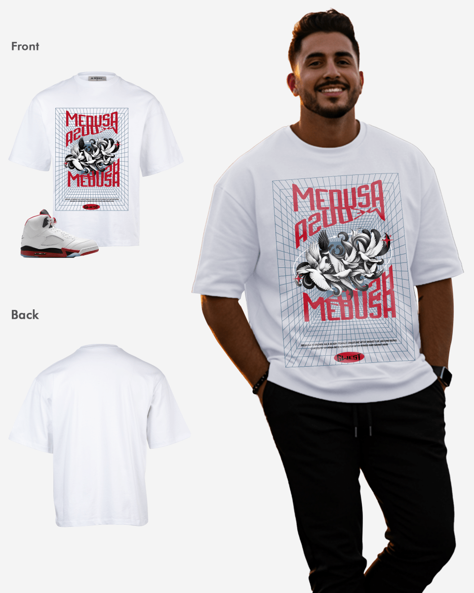 Medusa Oversized T-Shirt - G West