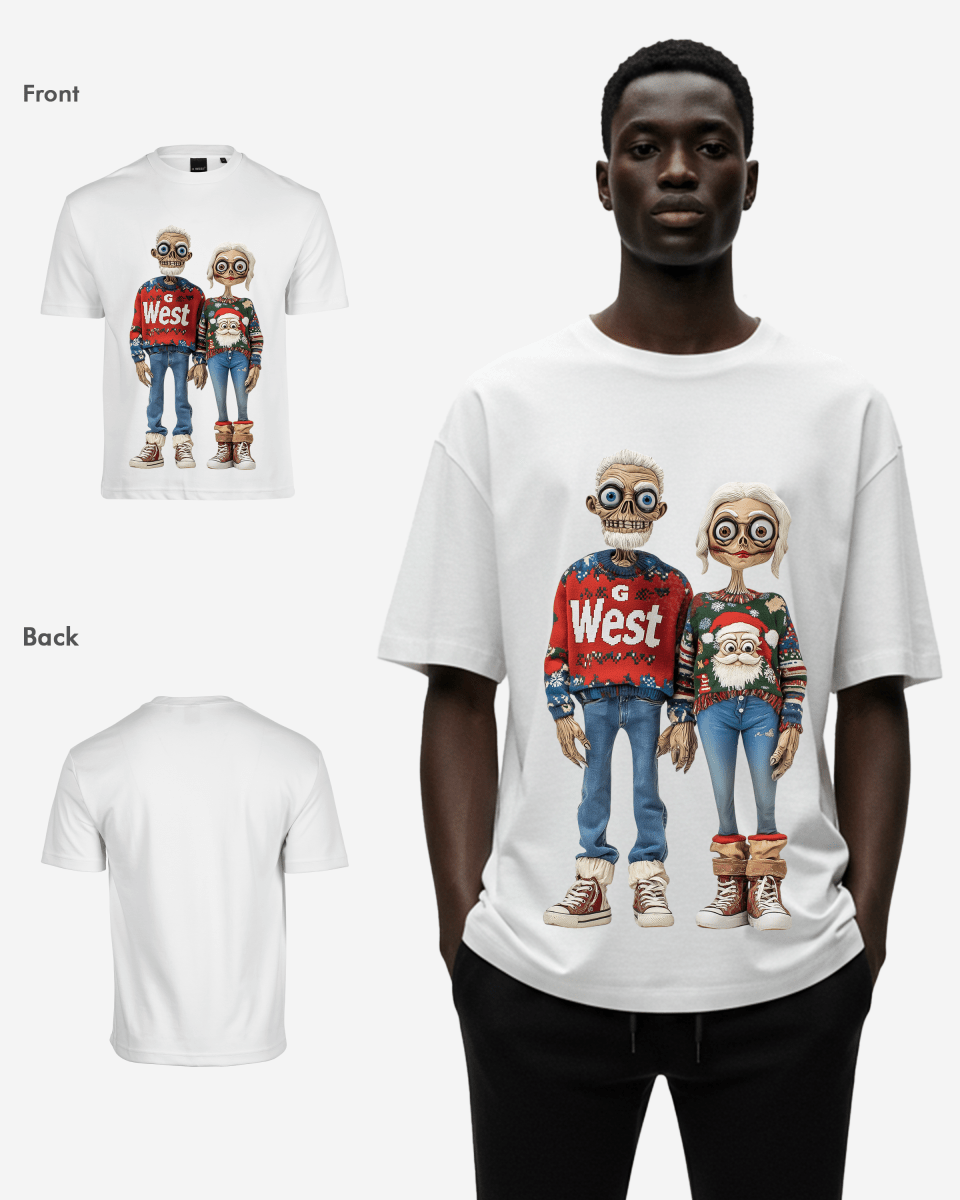 Merry Match Oversized T-Shirt - G West
