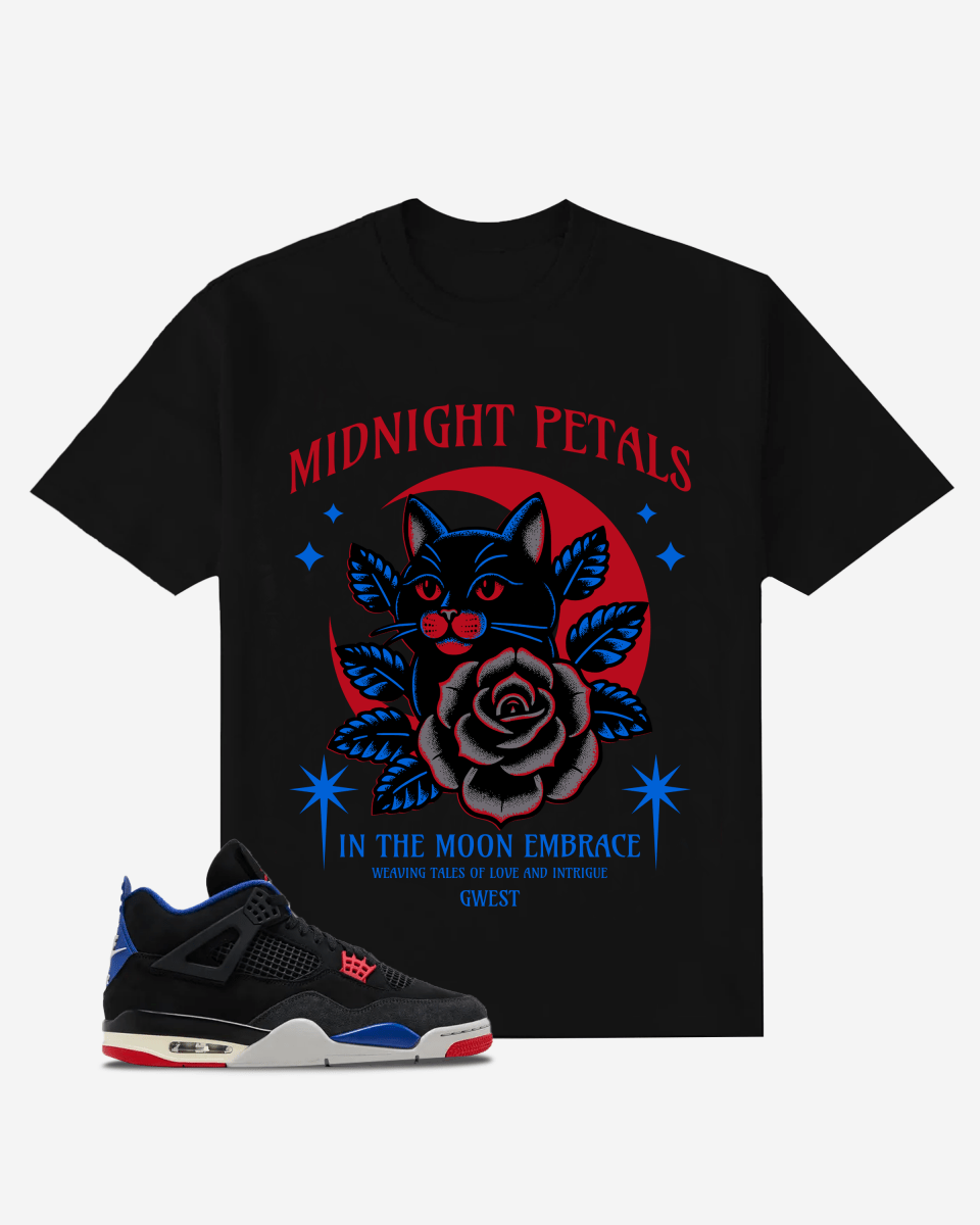 Midnight Petals Oversized T-Shirt - G West