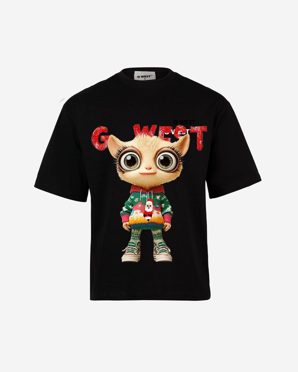 Mistletoe Mischief Oversized T-Shirt - G West