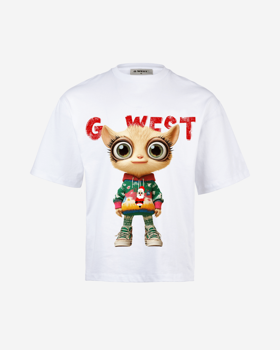 Mistletoe Mischief Oversized T-Shirt - G West