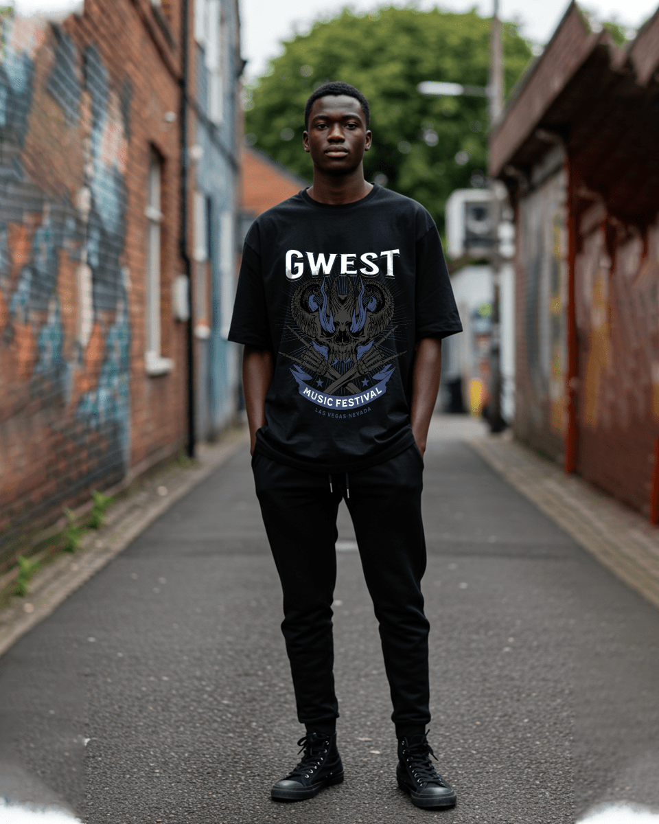 Music Festival Oversized T-Shirt - G West