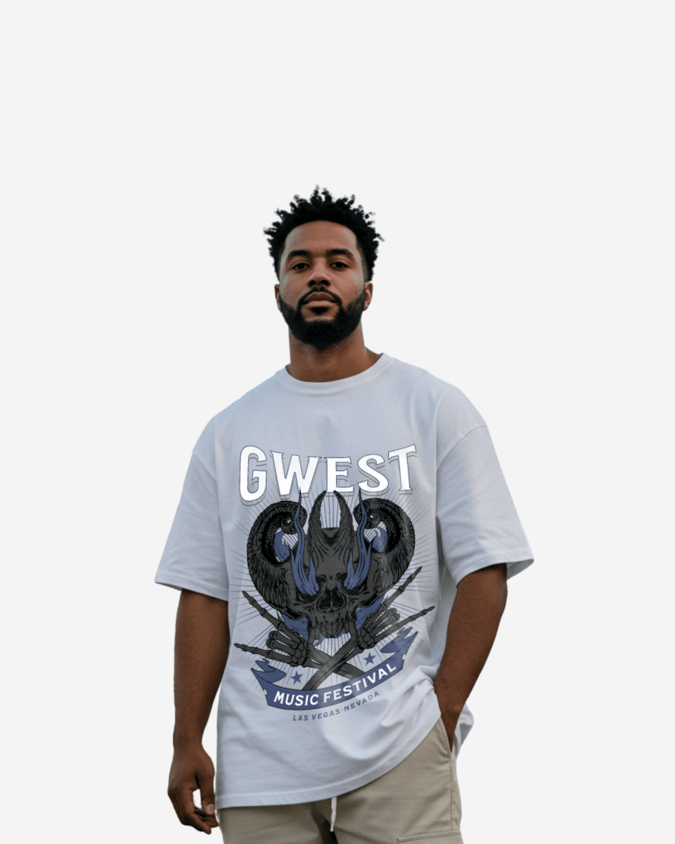 Music Festival Oversized T-Shirt - G West