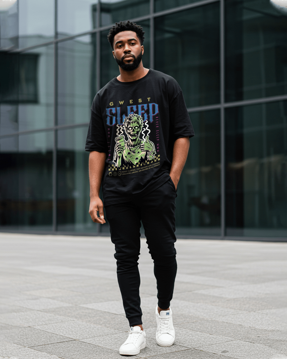 Never Sleep Oversized T-Shirt - G West
