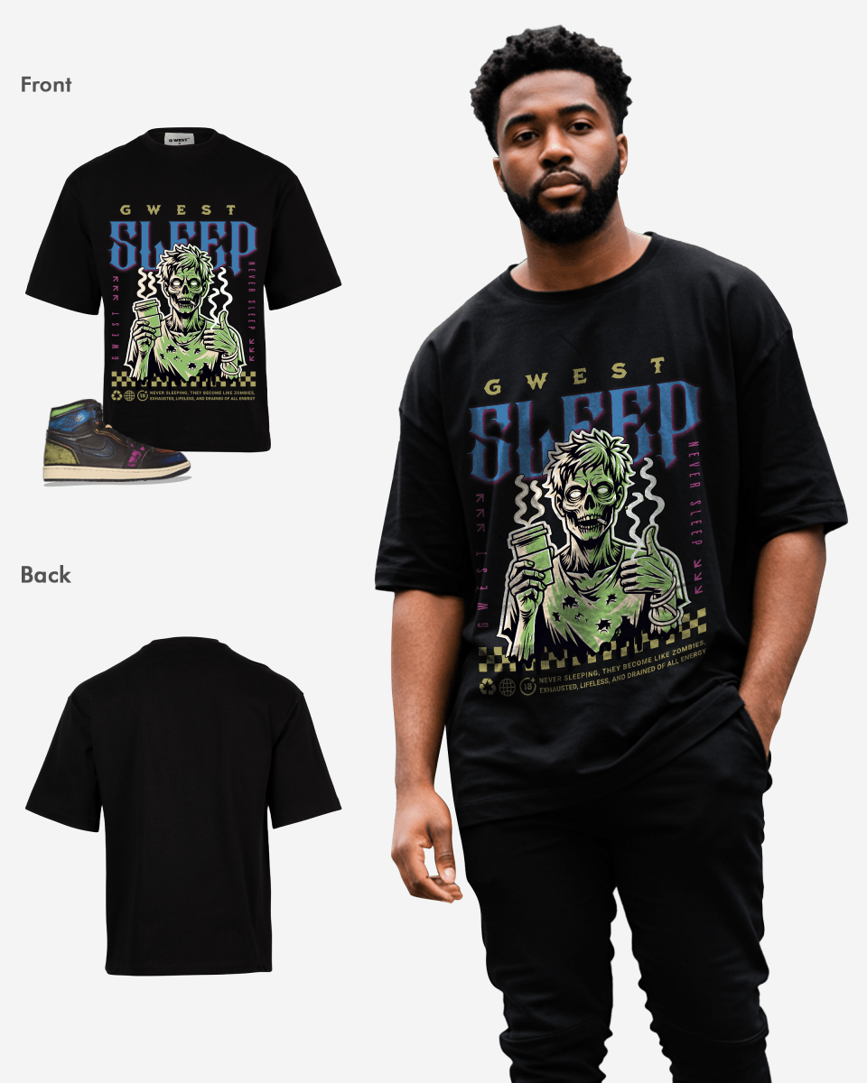 Never Sleep Oversized T-Shirt - G West