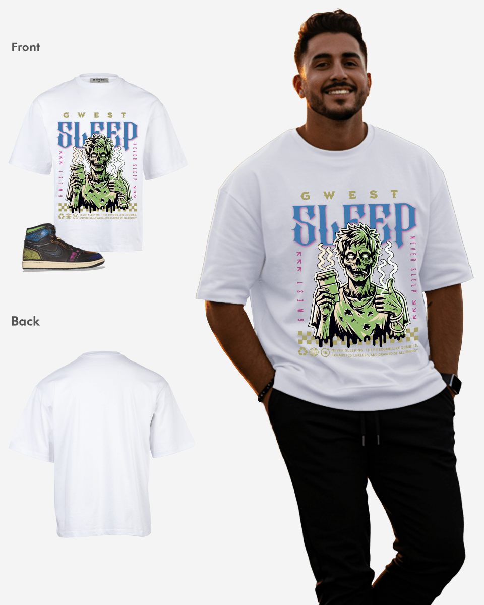 Never Sleep Oversized T-Shirt - G West