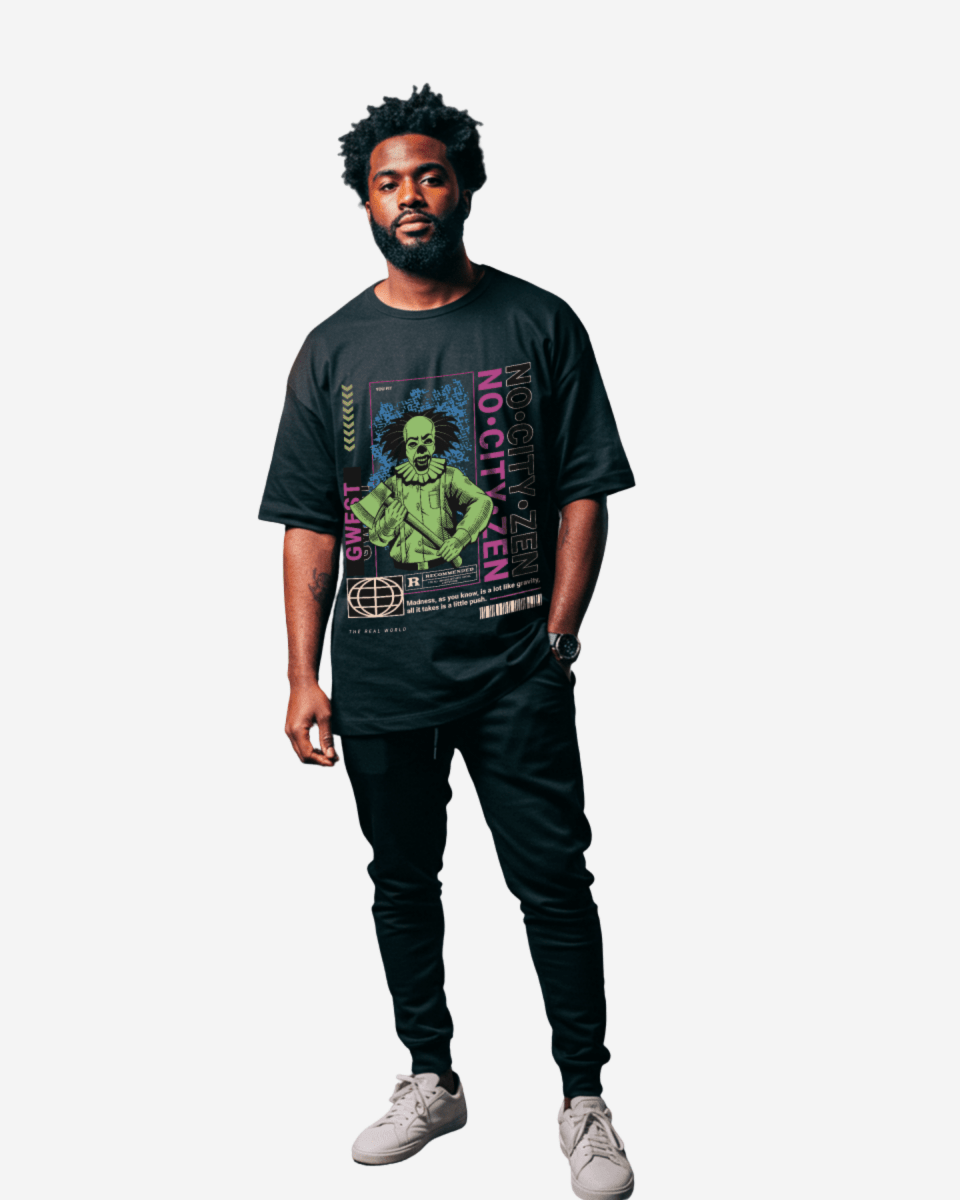 No City Zen Streetwear Oversized T-Shirt - G West