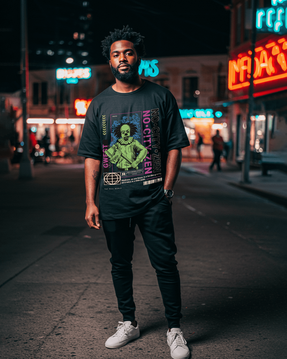 No City Zen Streetwear Oversized T-Shirt - G West