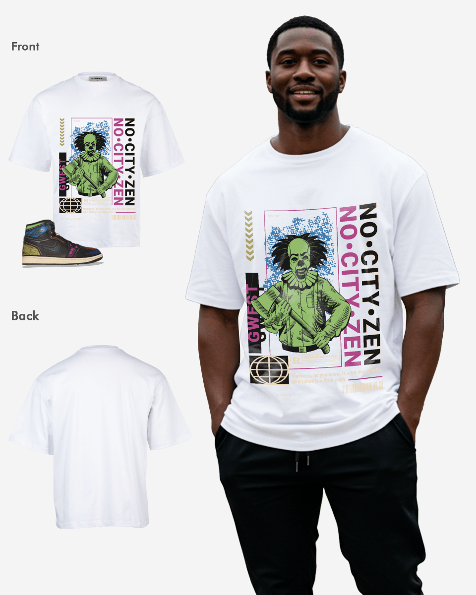 No City Zen Streetwear Oversized T-Shirt - G West