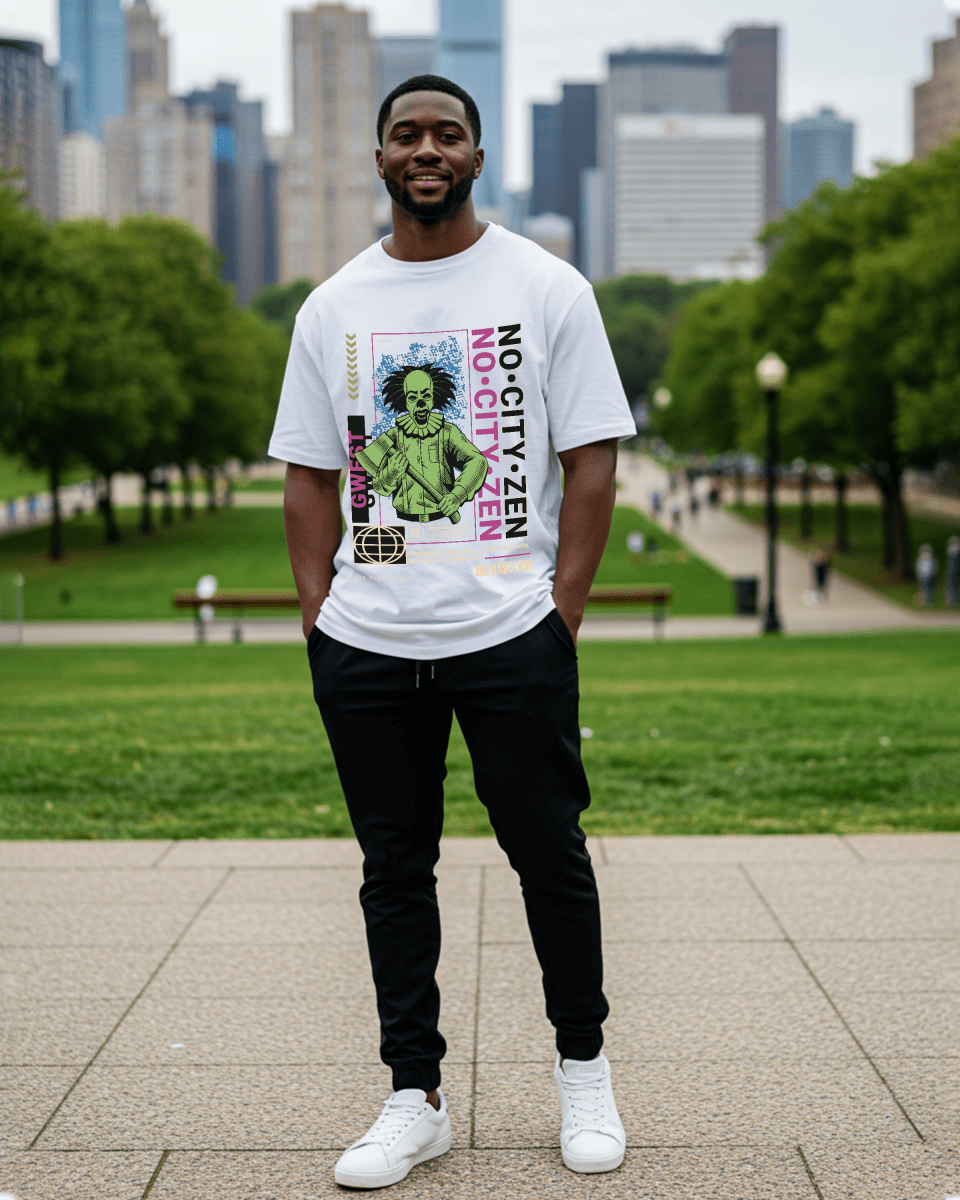 No City Zen Streetwear Oversized T-Shirt - G West