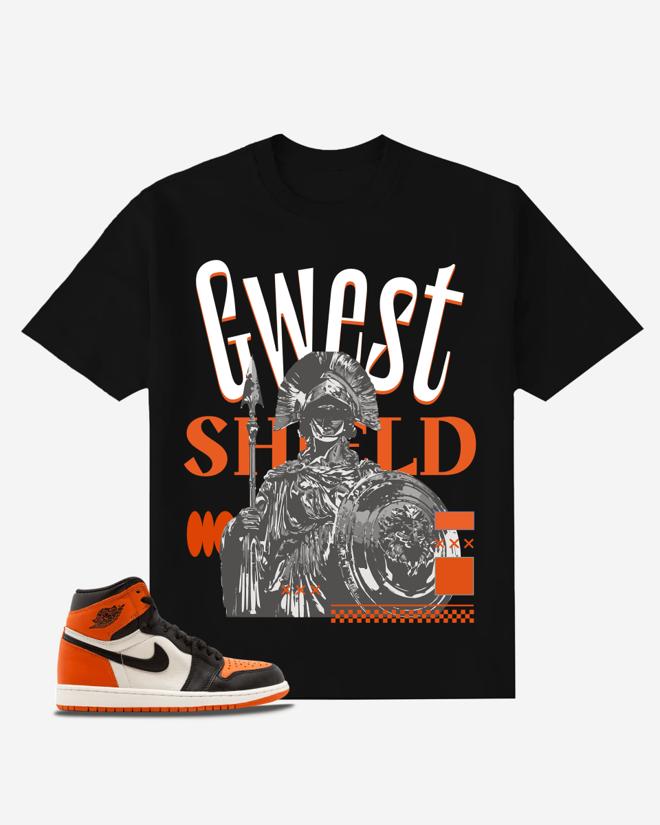 Ornate shield Oversized T-Shirt - G West