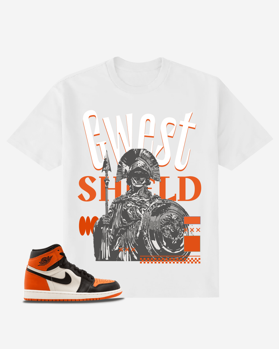 Ornate shield Oversized T-Shirt - G West