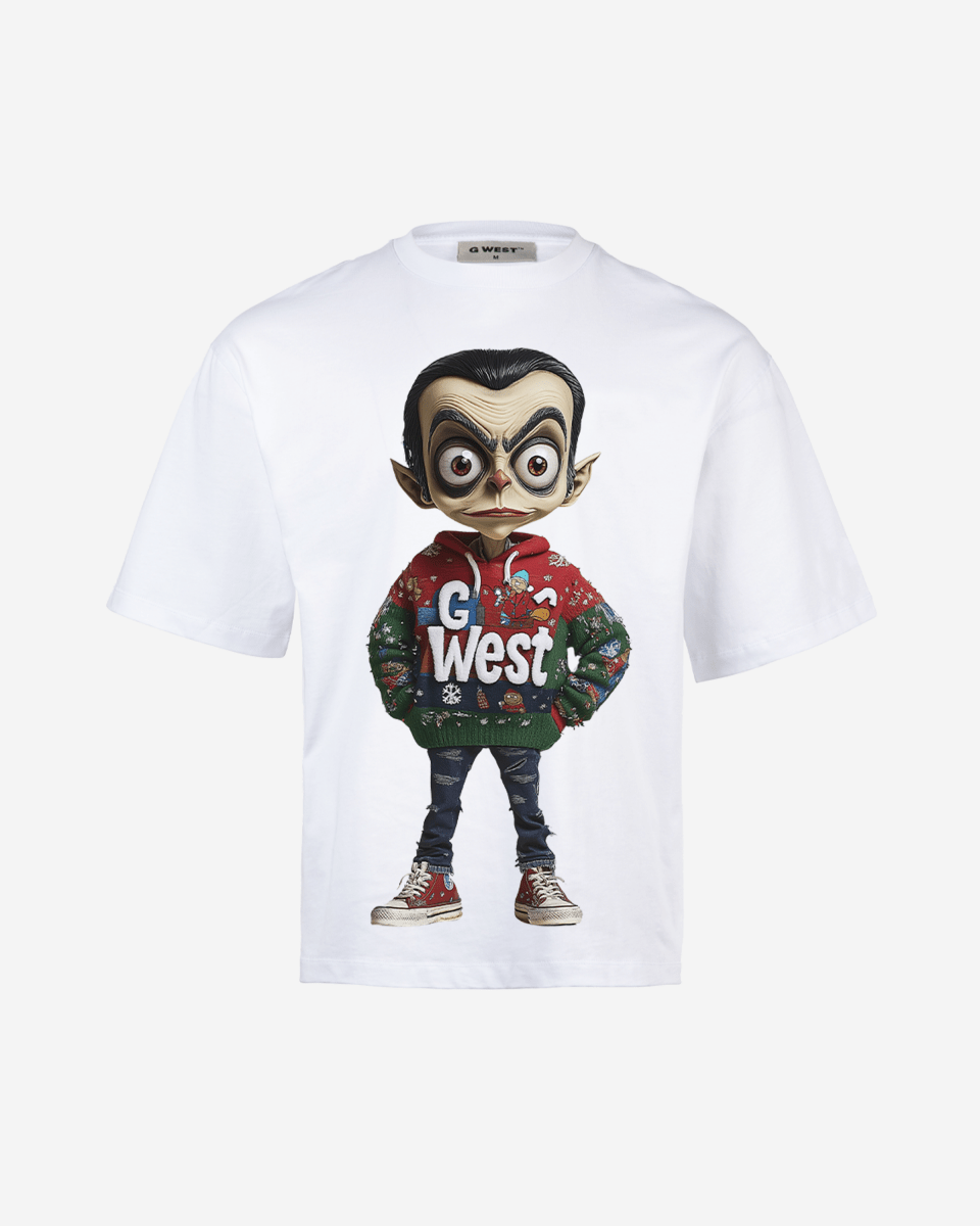Quirky Claus Oversized T-Shirt - G West