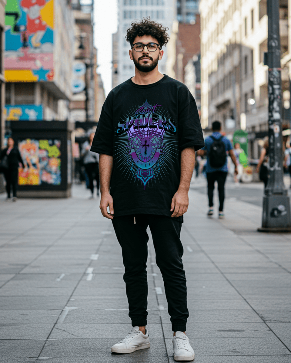 Saint Spiders Oversized T-Shirt - G West