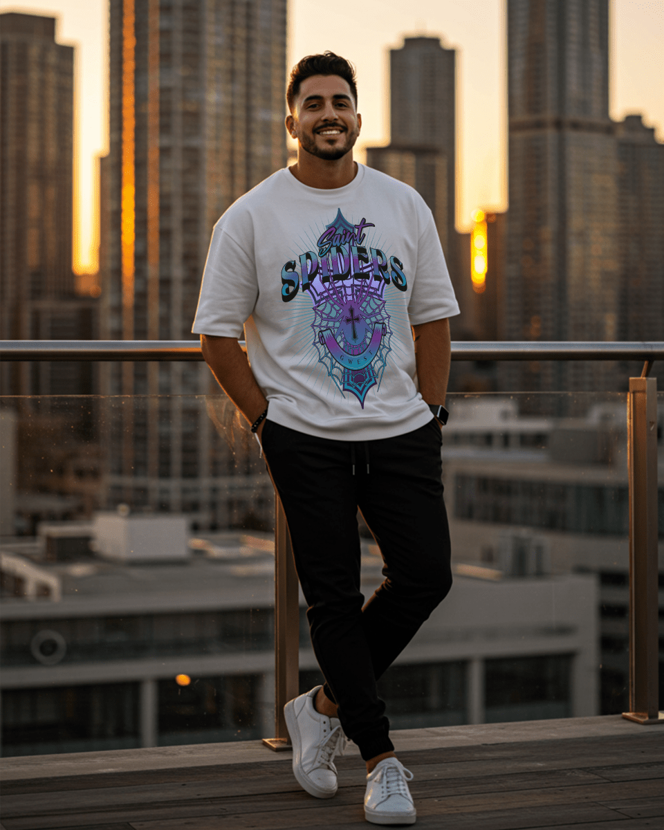 Saint Spiders Oversized T-Shirt - G West
