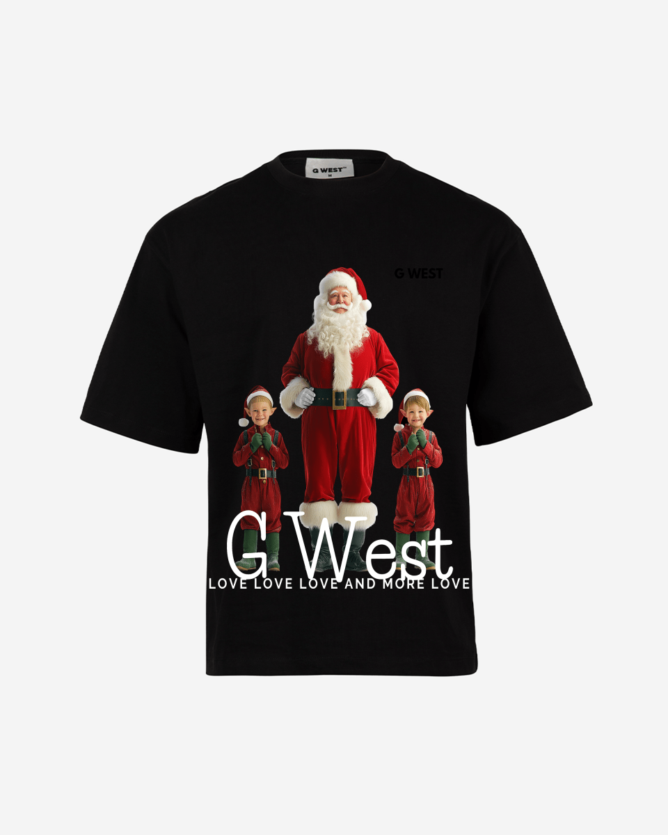 Santa & His Elves Oversized T-Shirt - G West