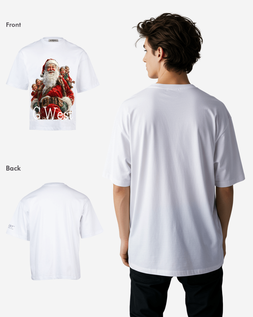 Santa's Joyride Oversized T-Shirt - G West