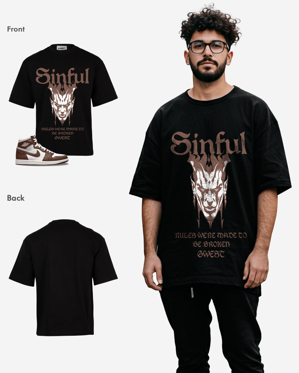 Sinful Oversized T-Shirt - G West
