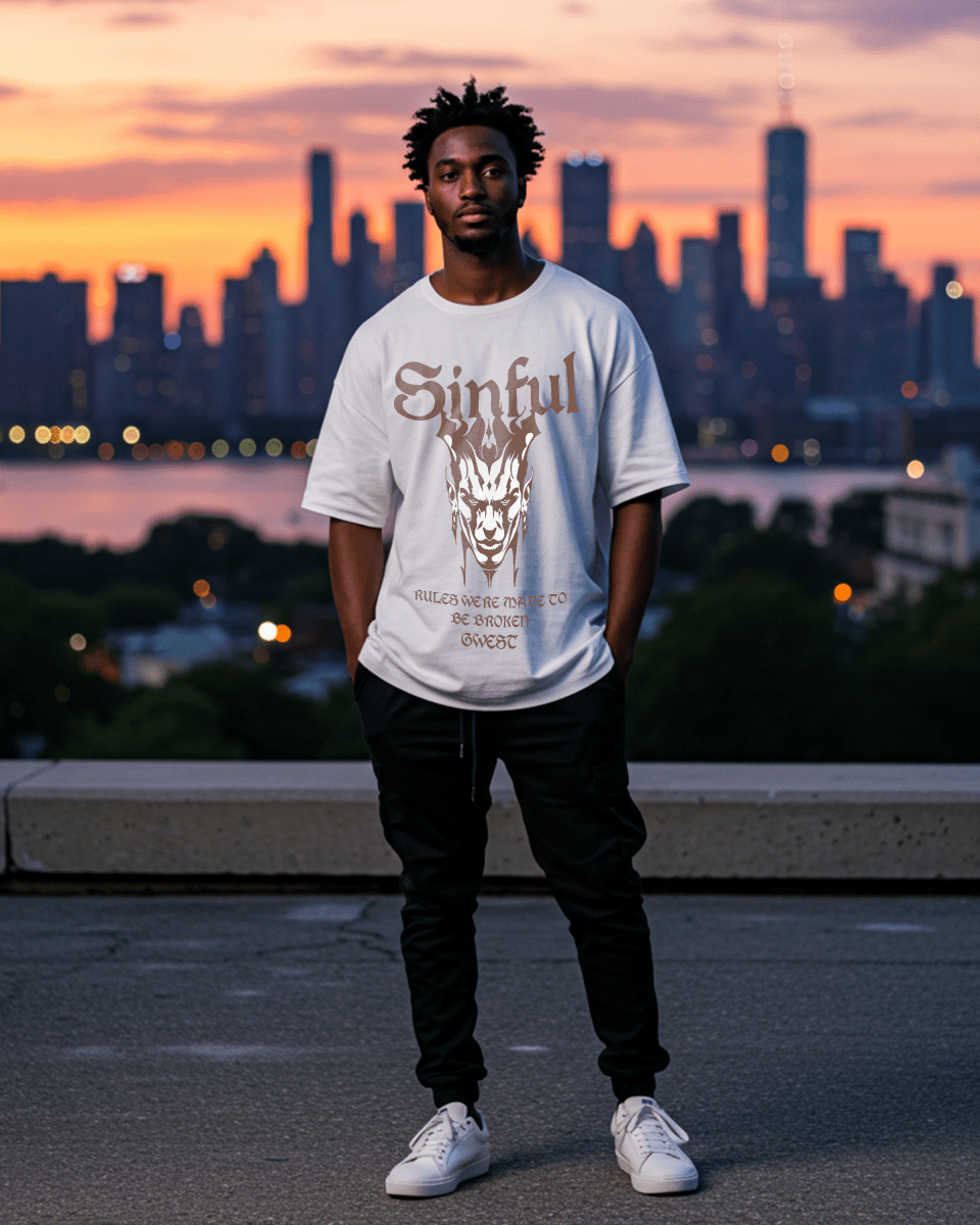 Sinful Oversized T-Shirt - G West