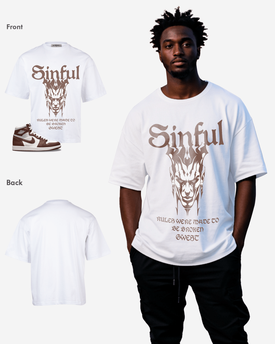 Sinful Oversized T-Shirt - G West