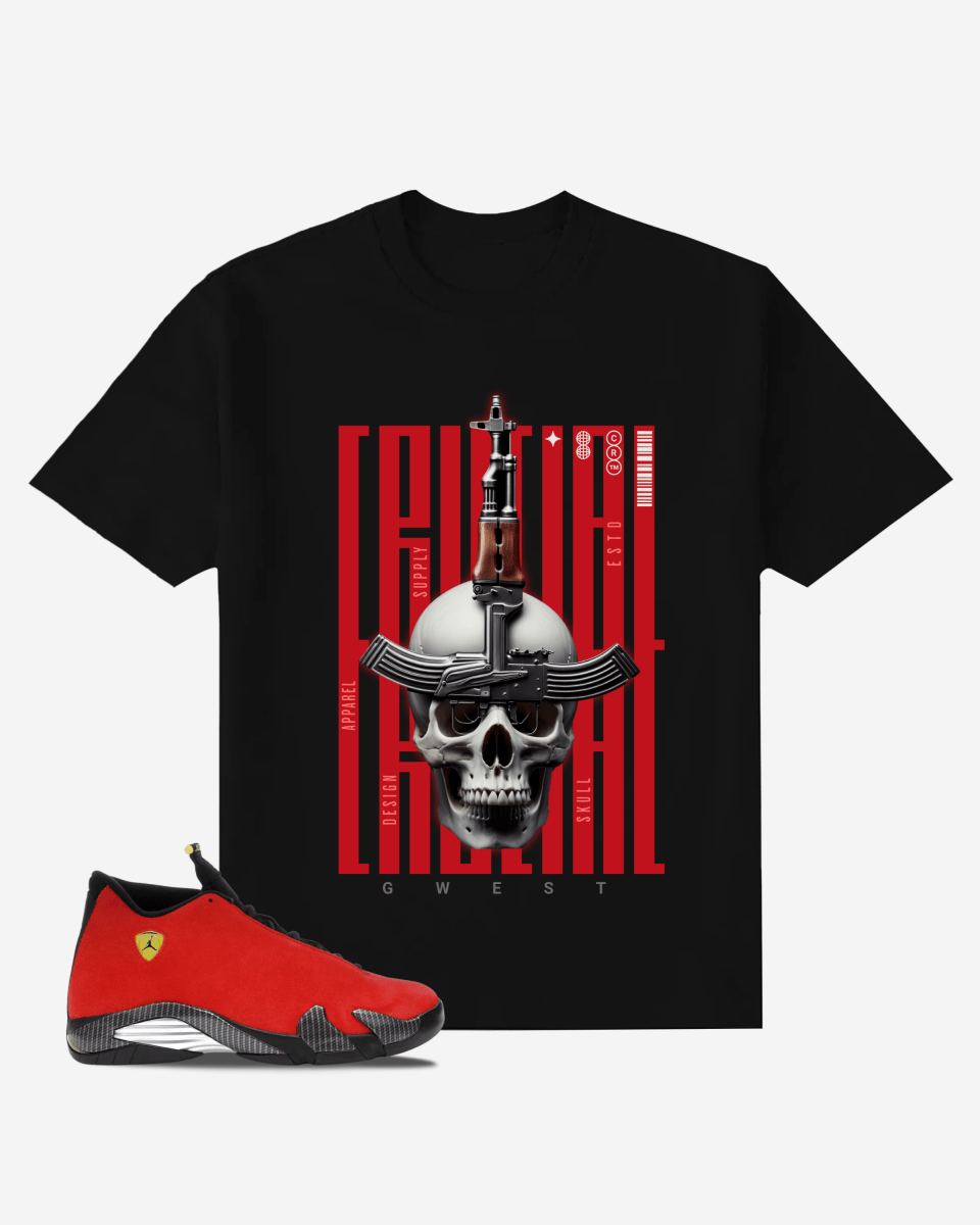 SKULL 47 GUN Oversized T-Shirt - G West