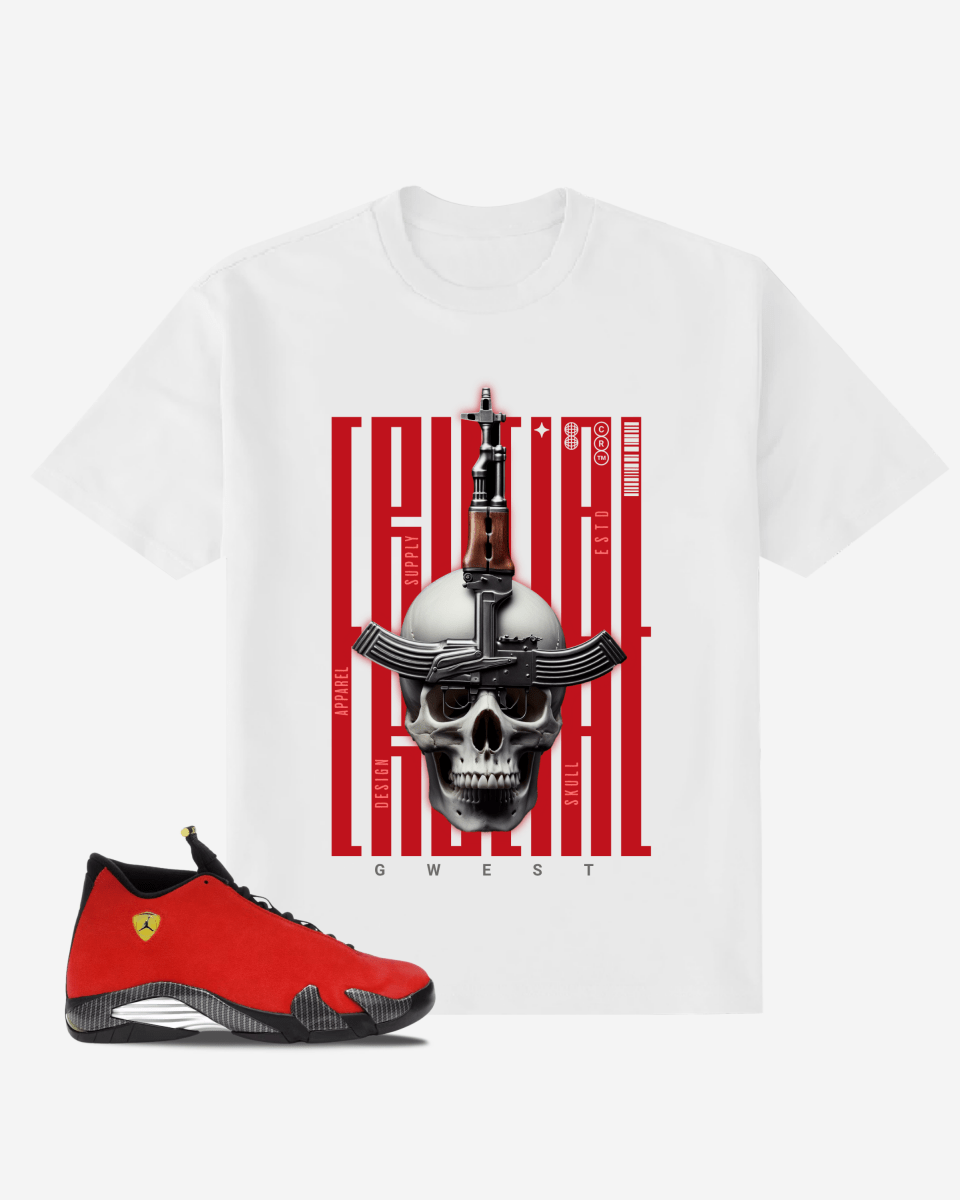 SKULL 47 GUN Oversized T-Shirt - G West
