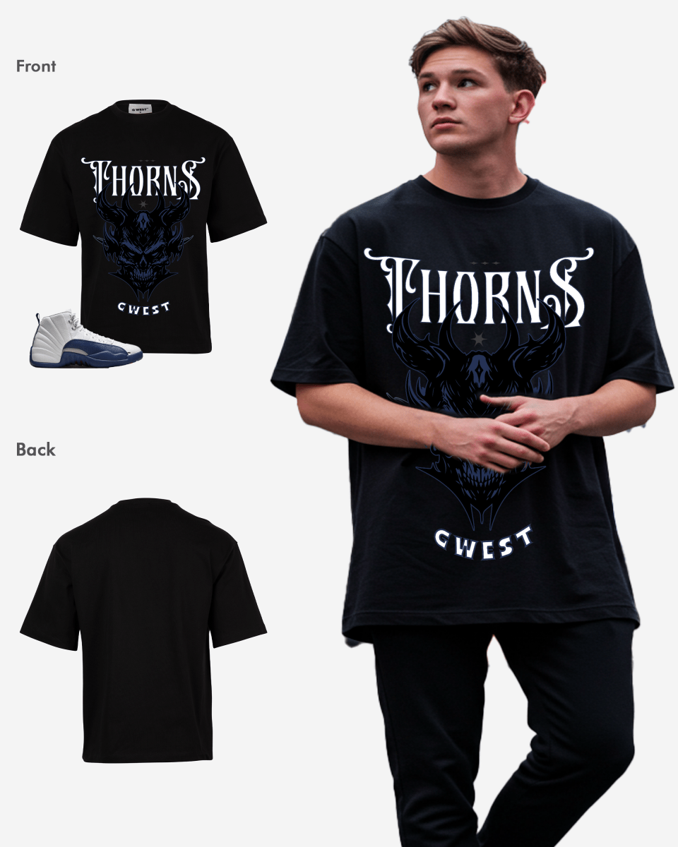 Skull and Thorns Oversized T-Shirt - G West