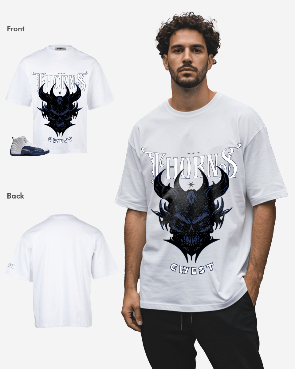 Skull and Thorns Oversized T-Shirt - G West
