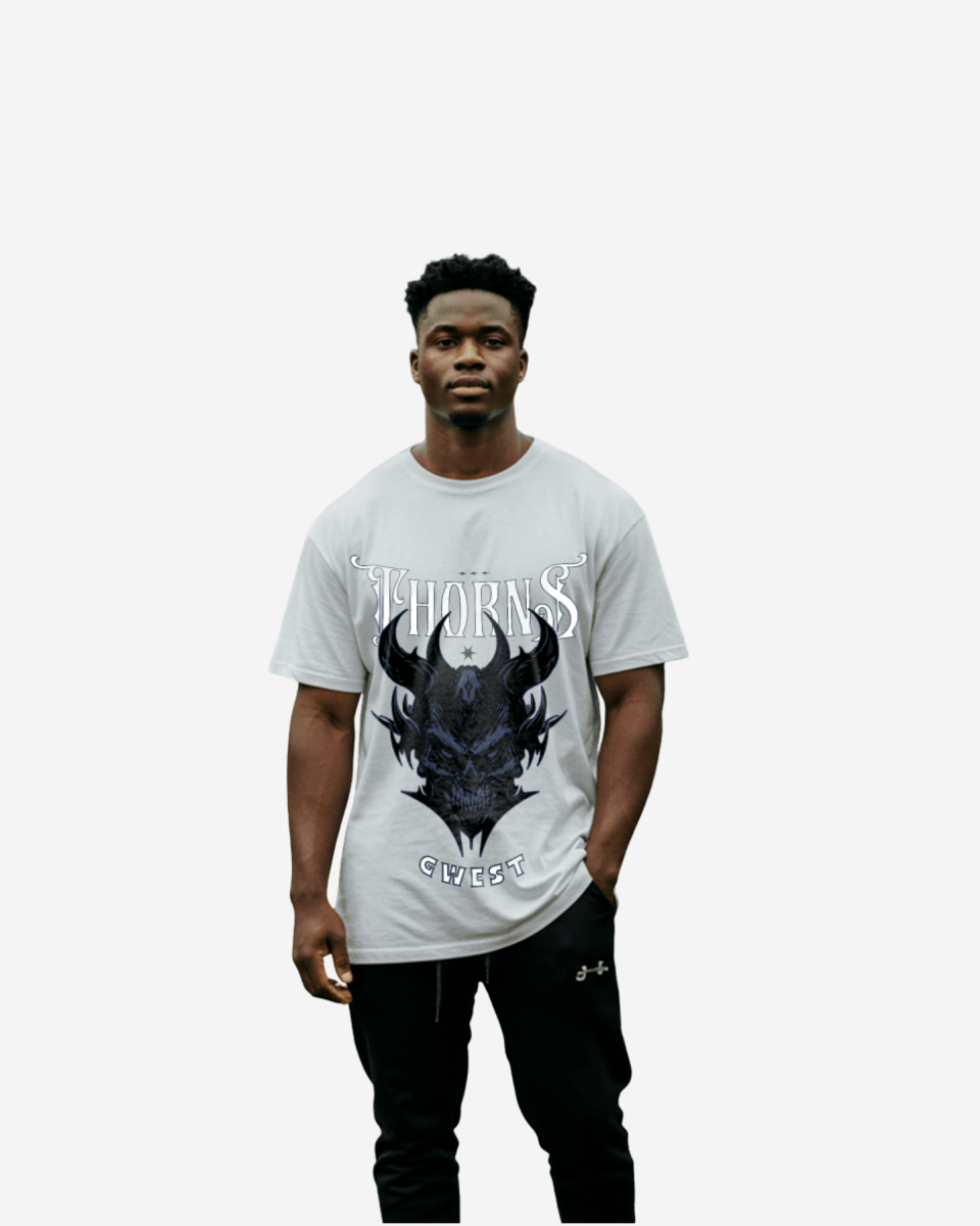 Skull and Thorns Oversized T-Shirt - G West