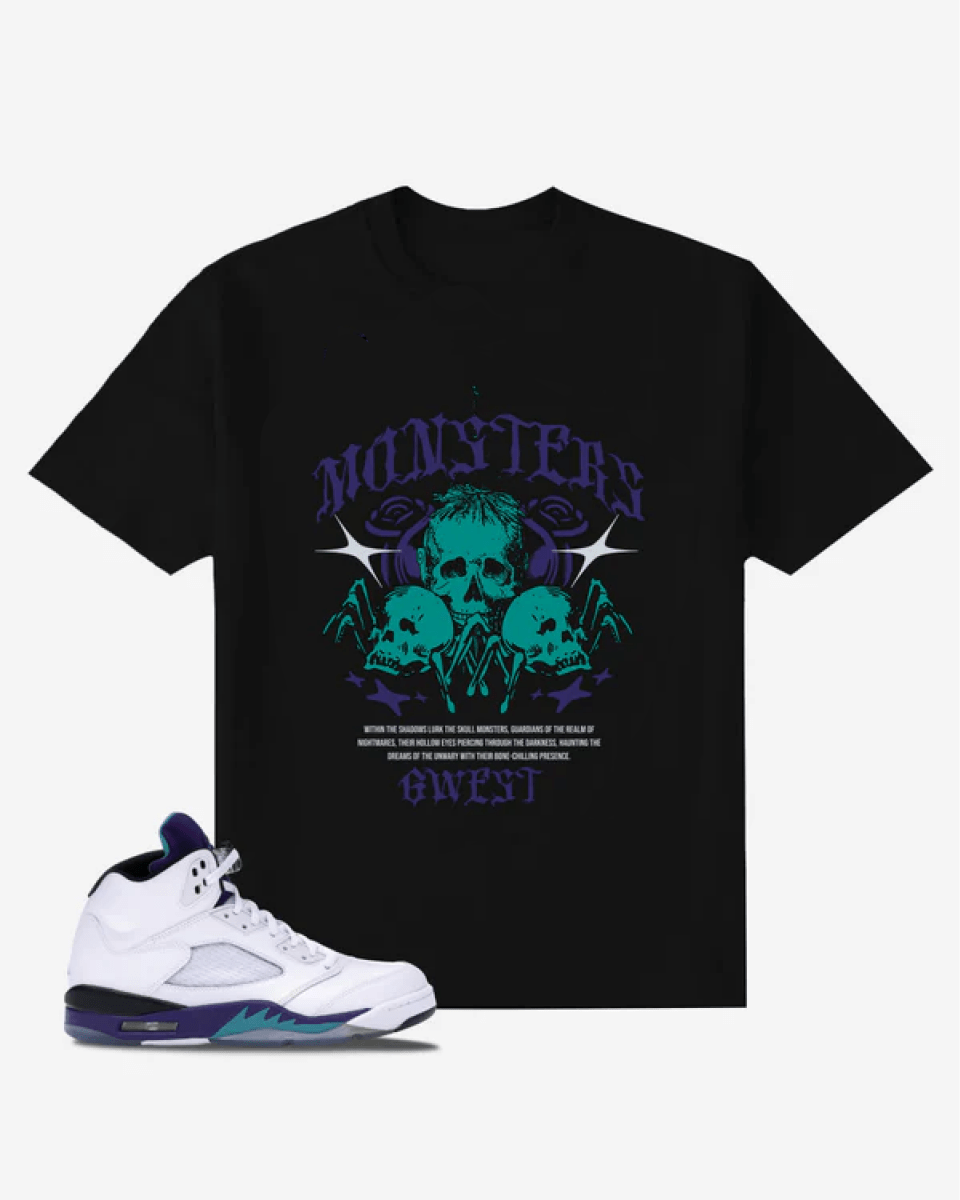 Skull Monsters Urban Oversized T-Shirt - G West