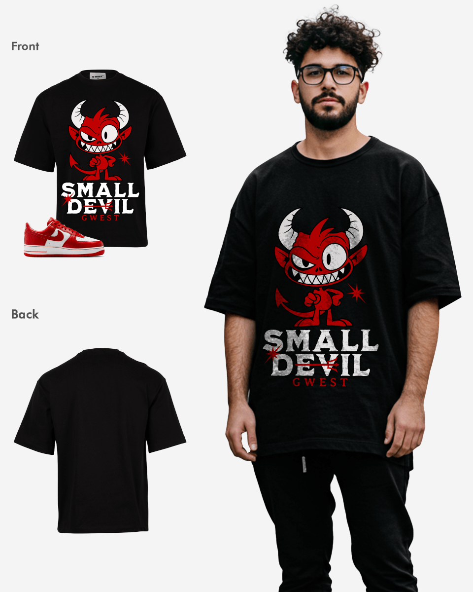 Small Devil Oversized T-Shirt - G West