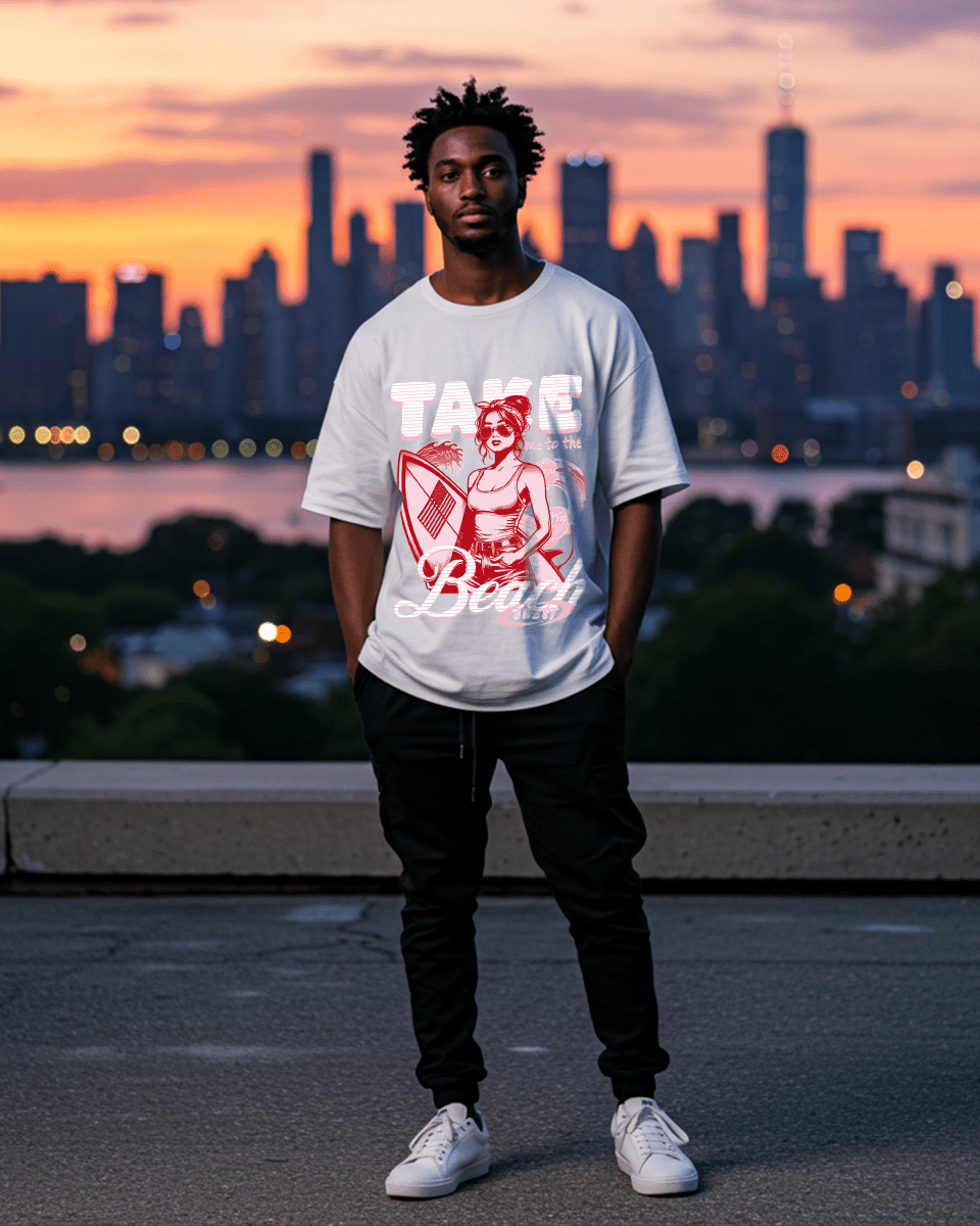 Take Me To The Beach Oversized T-Shirt - G West