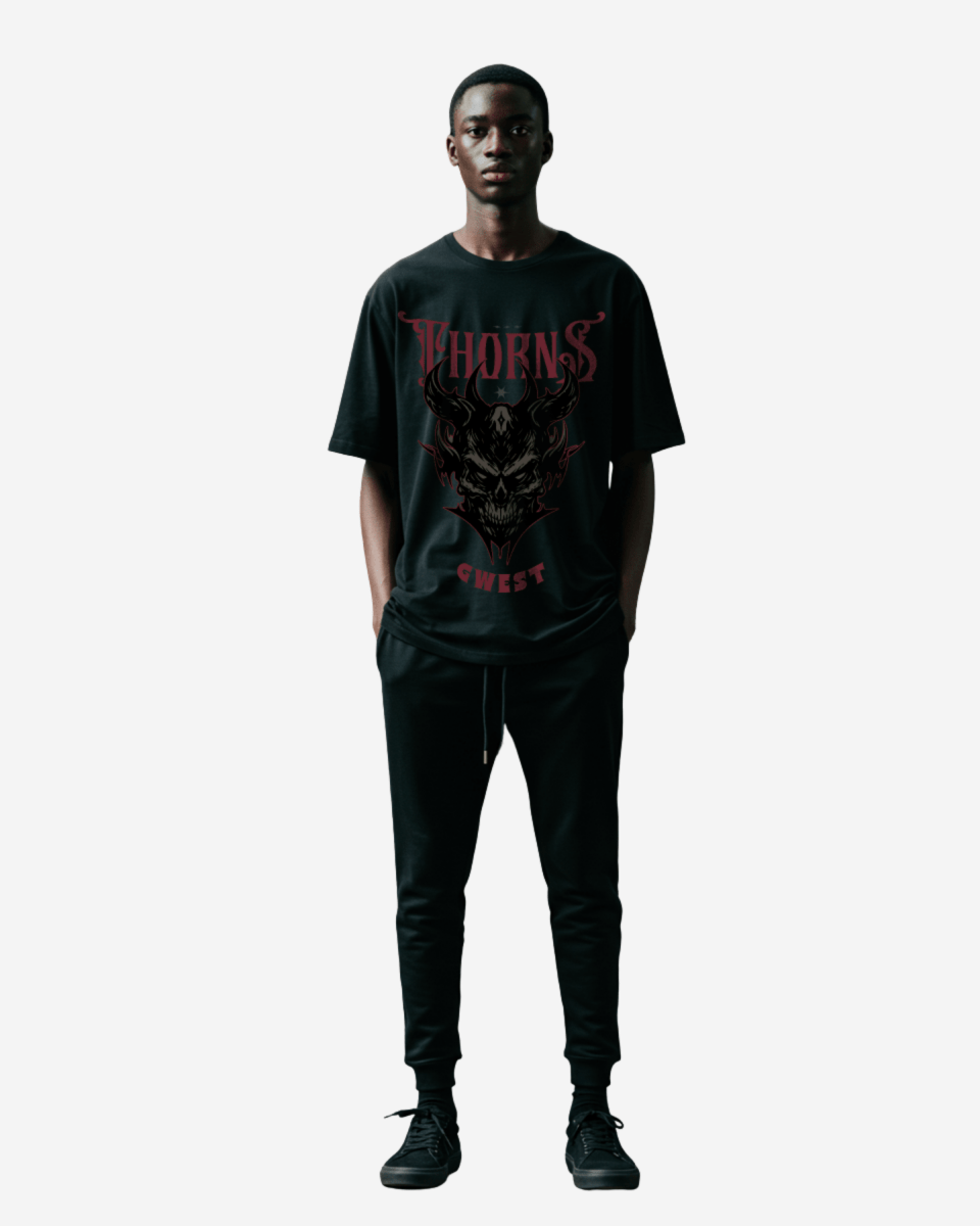 Thorns Gothic Oversized T-Shirt - G West