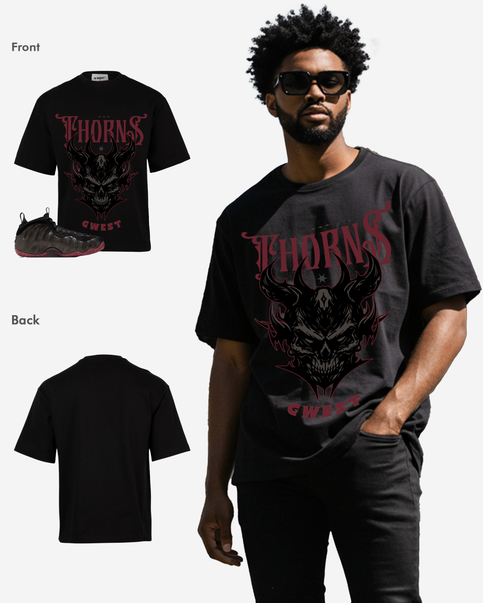 Thorns Gothic Oversized T-Shirt - G West