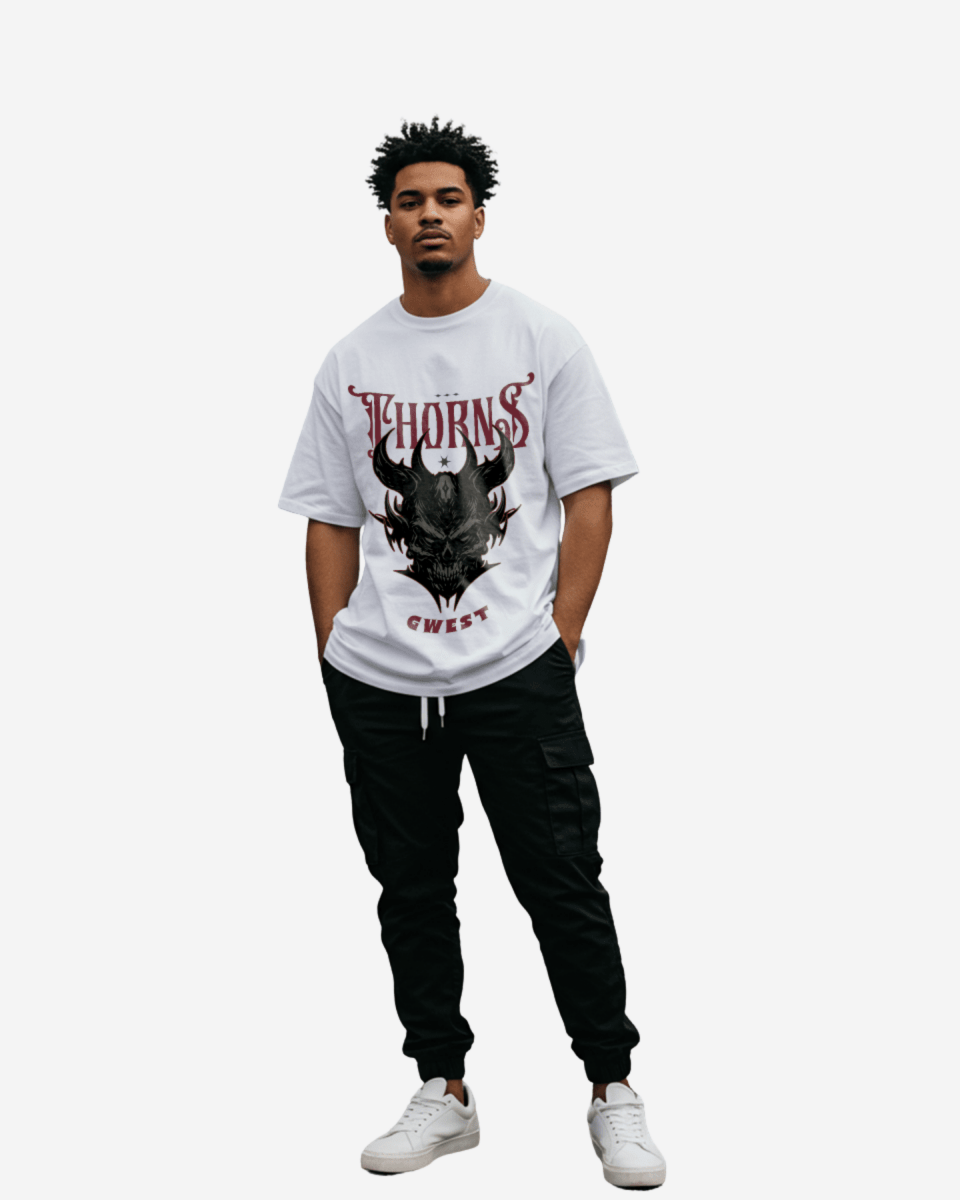 Thorns Gothic Oversized T-Shirt - G West