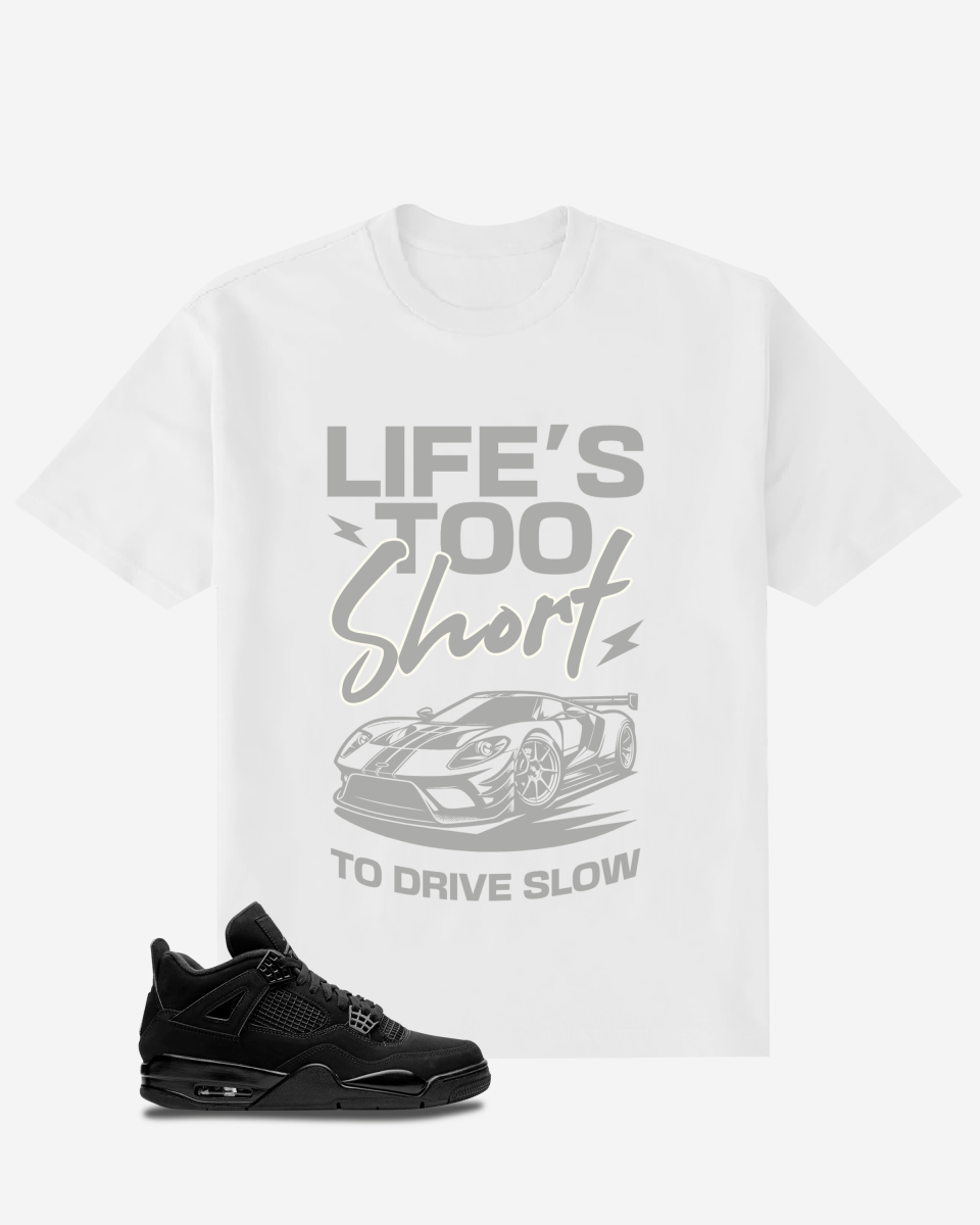 Typography Car Oversized T-Shirt - G West