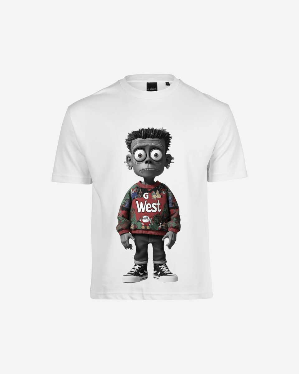 Ugly Xmas Zombie Oversized T Shirt - G West